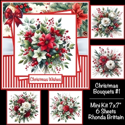 Christmas Bouquet #1 Mini Kit 7x7