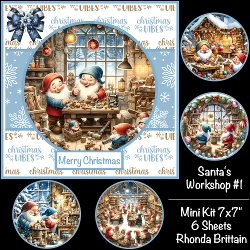 Santas Workshop #1 Mini Kit 7x7