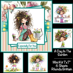 A Day In The Garden Mini Kit 7x7