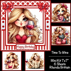 cup1393666_40 - Time To Wine Mini Kit 7x7