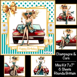 Champagne & Cars Mini Kit 7x7