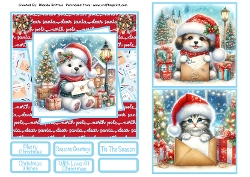 Dear Santa #1 Card Front 6x6