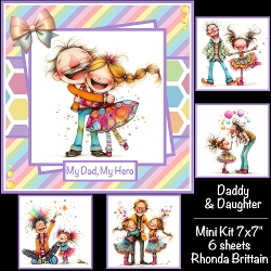 cup1395122_40 - Daddy & Daughter Mini Kit 7x7