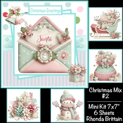 Christmas Mix #2 Mini Kit 7x7