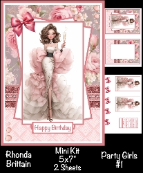 Party Girl #1 Mini Kit 5x7