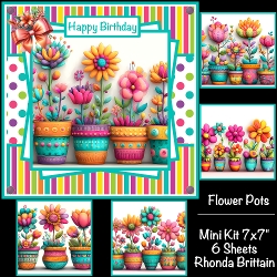 Flower Pots Mini Kit 7x7