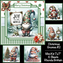 Christmas Gnomes #2 Mini Kit 7x7