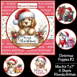 Christmas Puppies #2 Mini Kit 7x7