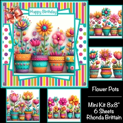 Flower Pots Mini Kit 8x8 Customer Request