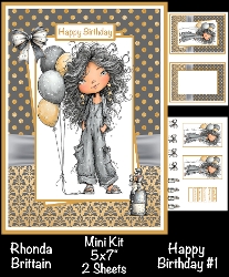 Happy Birthday #1 Mini Kit 5x7
