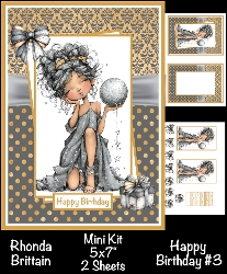Happy Birthday #3 Mini Kit 5x7
