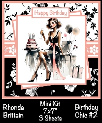 Birthday Chic #2 Mini Kit 7x7