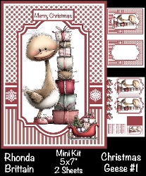 Christmas Geese #1 Mini Kit 5x7 (3)