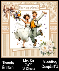 Wedding Couple #2 Mini Kit 7x7