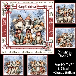Christmas Dogs #3 Mini Kit 7x7