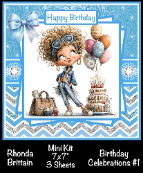 Birthday Celebrations #1 Mini Kit 7x7