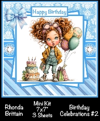 Birthday Celebrations #2 Mini Kit 7x7
