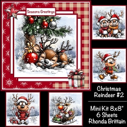 Christmas Reindeer #2 Mini Kit 8x8 *Customer Request*