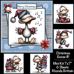 Christmas Goose #1 Mini Kit 7x7 (5)