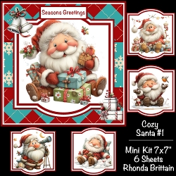 Cozy Santa #1 Mini Kit 7x7