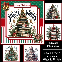 A Novel Christmas Mini Kit 7x7