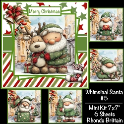 Whimsical Santa #5 Mini Kit 7x7 (5)