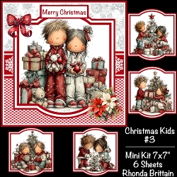 Christmas Kids #3 Mini Kit 7x7 (5)