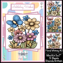 Floral Whimsy #2 Mini Kit 5x7 (3)