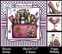 Happy Birthday Mini Kit 7x7 (4) (Customer Request)