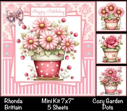 Cozy Garden Pots Mini Kit 7x7 (4) *Customer Request*