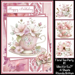 Floral Tea Party #1 Mini Kit 5x7 (4)
