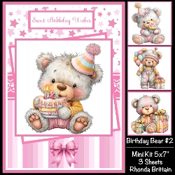 Birthday Bear #2 Mini Kit 5x7 (3)