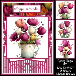 Whimsical Tulips #2 Mini Kit 5x7 (3)