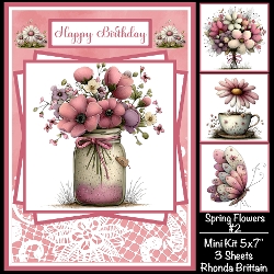 Spring Flowers #2 Mini Kit 5x7 (3)