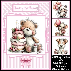 Birthday Animals #5 Mini Kit 5x7 (3)