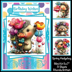 Spring Hedgehog Mini Kit 5x7 (3)