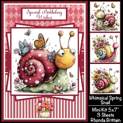 Whimsical Spring Snail Mini Kit 5x7 (3)