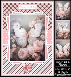 Butterflies & Flowers Mini Kit 5x7 (3)