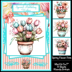 Spring Flower Pots Mini Kit 5x7 (3)