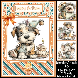 Birthday Animals #6 Mini Kit 5x7 (3)