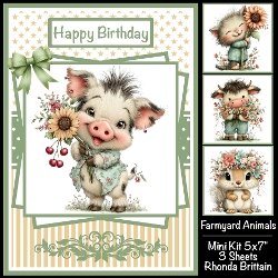 Farmyard Animals Mini Kit 5x7 (3)
