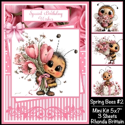 Spring Bee #2 Mini Kit 5x7 (3) Plus Bonus