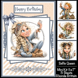 Selfie Queen Mini Kit 5x7 (3) Plus Bonus