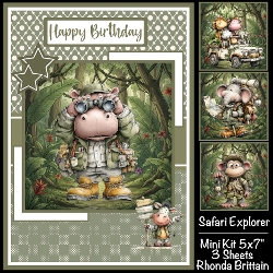 Safari Explorer Mini Kit 5x7 (3) Plus Bonus