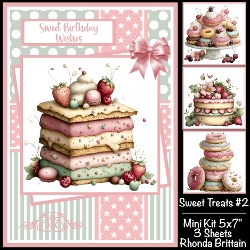 Sweet Treats #2 Mini Kit 5x7 (3) Plus Bonus