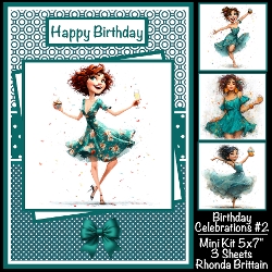 Birthday Celebrations #2 Mini Kit 5x7 (3) Plus Bonus
