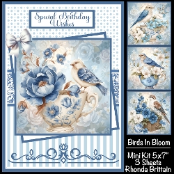 cup1437254_40 - Birds In Bloom Mini Kit 5x7 (3) Plus Bonus