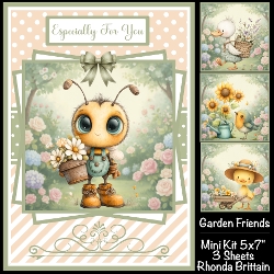Garden Friends Mini Kit 5x7 (3) Plus Bonus
