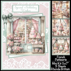 French Patisserie Mini Kit 5x7 (3) Plus Bonus