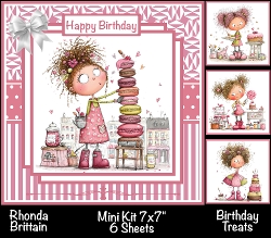 Birthday Treats Mini Kit 7x7 (4) Plus Bonus *Customer Request*
